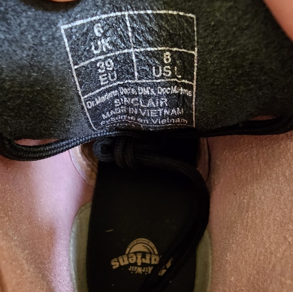 Dr. Martens Sinclair Zip Front Boots,peach beige, size US 8 - Picture 8 of 9